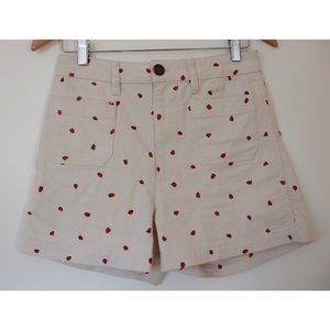 Madewell Strawberry Shorts